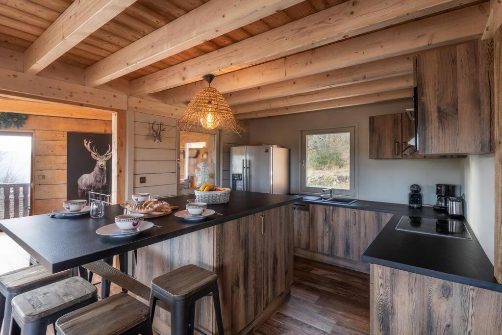 Luxueux Chalet Avec Vue Sur Les Pistes Et Le Hohneck Ле-Толи Экстерьер фото