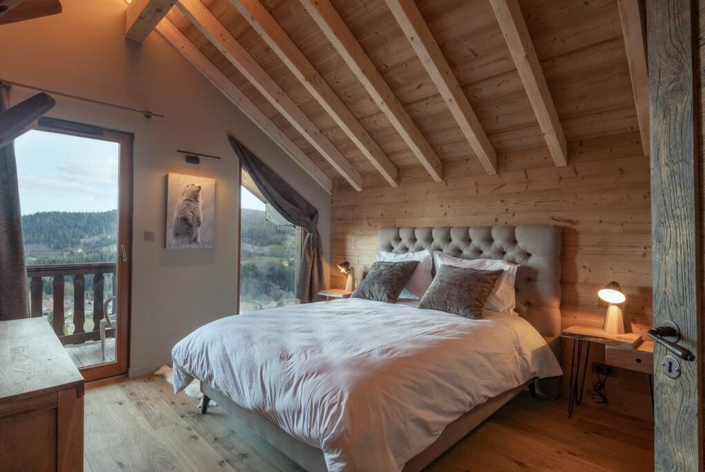 Luxueux Chalet Avec Vue Sur Les Pistes Et Le Hohneck Ле-Толи Экстерьер фото