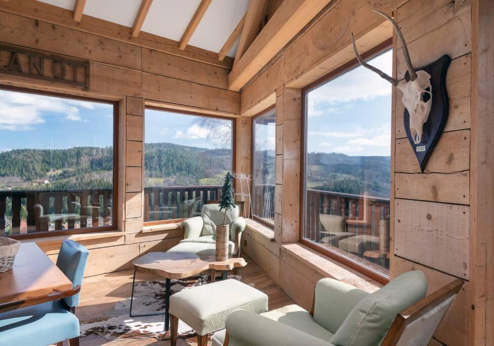 Luxueux Chalet Avec Vue Sur Les Pistes Et Le Hohneck Ле-Толи Экстерьер фото
